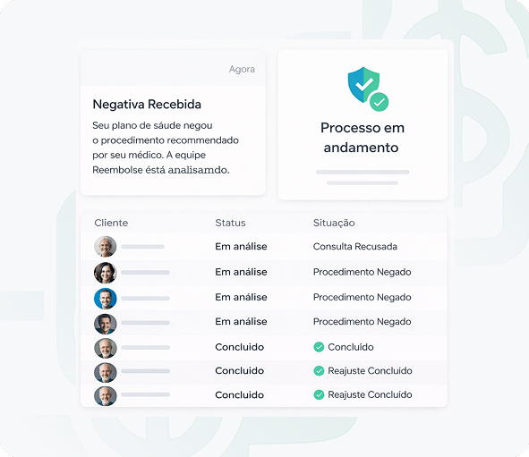Profissional da Reembolse Saúde em atendimento ao cliente