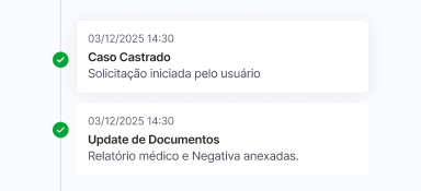 Ilustração do passo 3: contestação e acompanhamento pelo celular